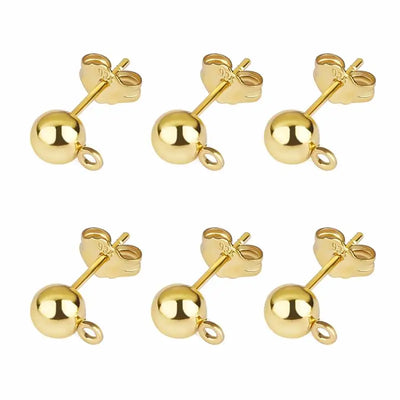 50pcs/lot 925 Silver Plated Blank Post Earring Studs Base Pin With Earring Plug Findings Ear Back DIY Jewelry Making Accessories