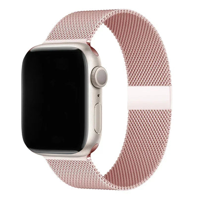 milanese Loop Band for apple watch Strap Ultra 49mm 45mm 44mm 41mm 40mm Metal Wristband bracelet iwatch series 9 8 7 6 5 4 3 SE