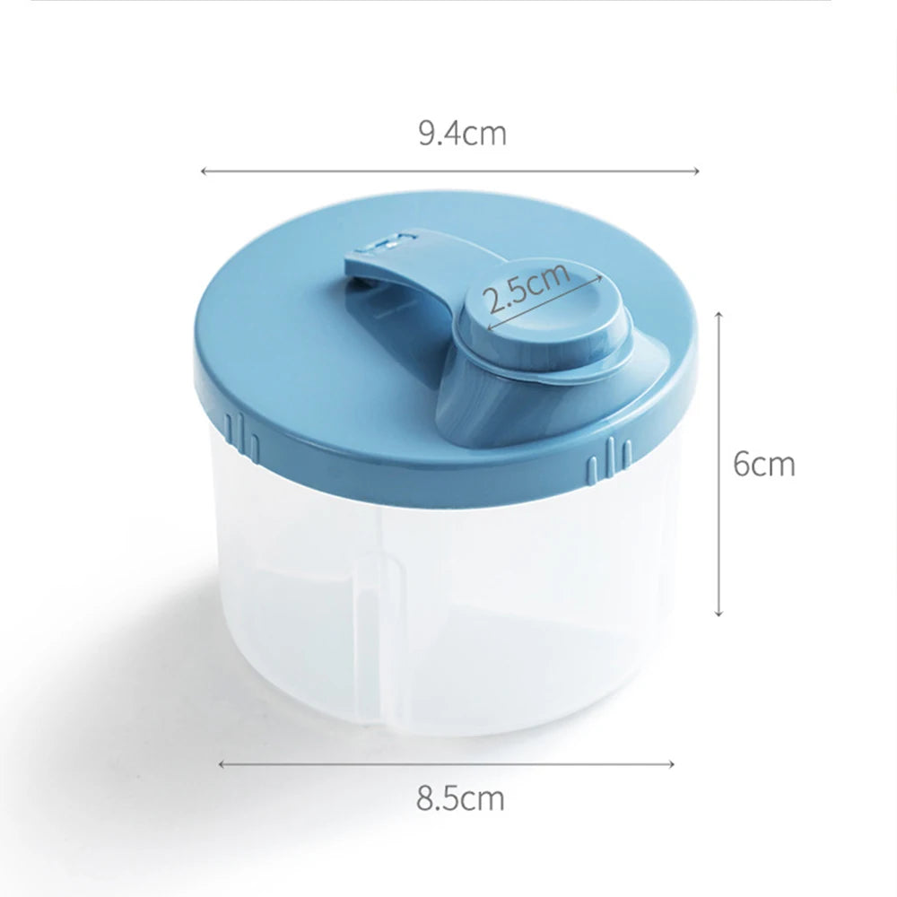 Portable milk powder packing box rotary multi-purpose four-cell packing box easy to disassemble and easy to clean