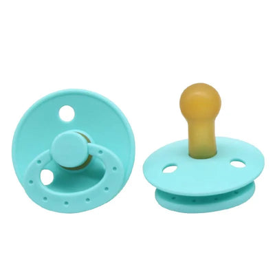 Baby Pacifier Silicone Baby Pacifiers Bibs Pacifier Clip Chain Newborn Boy Girl Candy Color Nipple Dummy Pacifier Soother 0-3Y