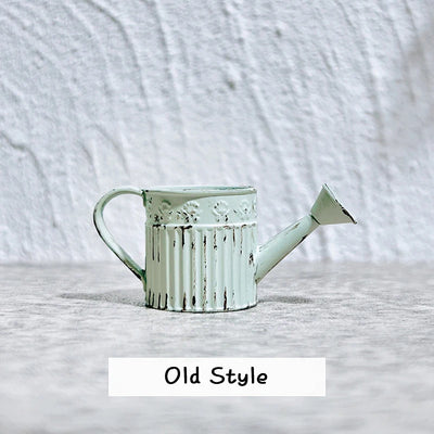 1:12 Dollhouse Miniature Alloy Watering Can Mini Lace-less Sprinkler Garden Scene Decor Toy Model DIY Doll House Accessories