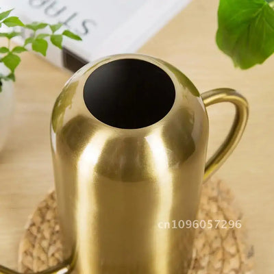 1500ml Long Mouth Watering Can Pot Stainless Steel Pot Sprinkling Tools Bonsai for Succulent Garden Watering Plants