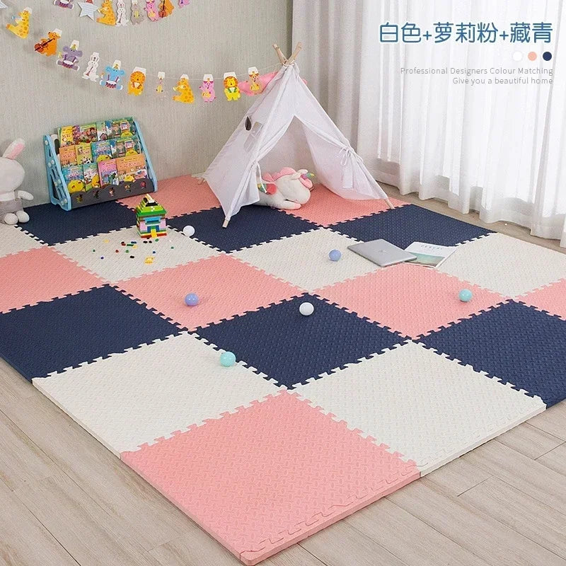 Foam Baby Play Mat Puzzle Mats Kids Interlocking Exercise Tiles Rugs Floor Tiles Toy Carpet Soft Carpet 30*30*1cm Goma Eva Floor