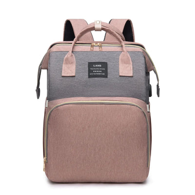 Mommy Bag Mosquito-Proof Multi-Functional Folding Crib Bottle Bag Travel Large-Capacity Dry And Wet Separation Mother Baby Bag