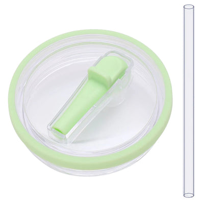 40Oz Tumbler Flip Straw Lid Replacement Spill Proof Reusable Tumbler Cover Splash Resistant Reusable Straw Cap for Stanley 40oz
