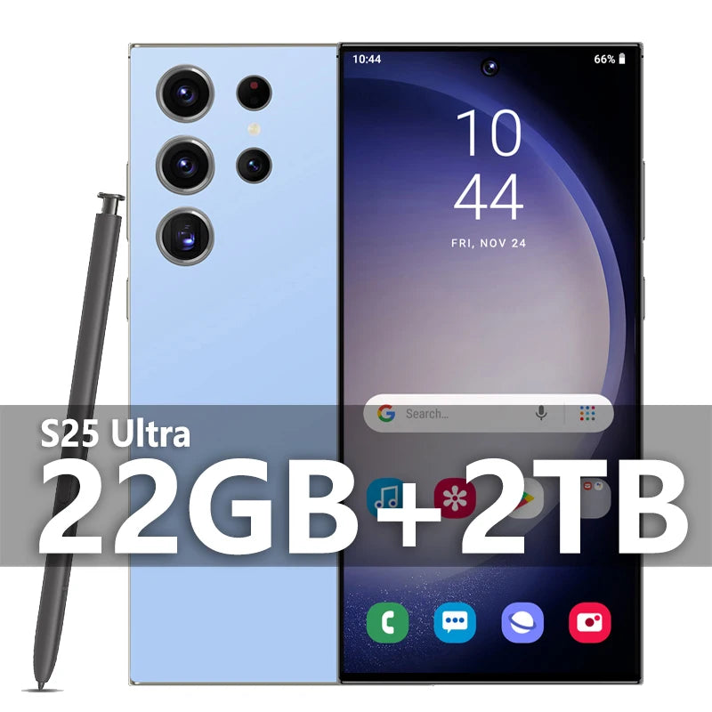 2025 New S25 Ultra Smartphone Original 7.3 Inch Celulares Android Moblie Phones Unlocked 5G Dual Sim Global Version CellPhones