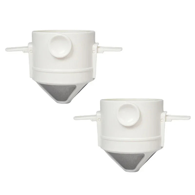 Coffee Filter Folding Hand Brewed Coffee Dripper Cone for Drip Reusable Coffee/Tea Holder Funnel Paperless Pour Over Holder