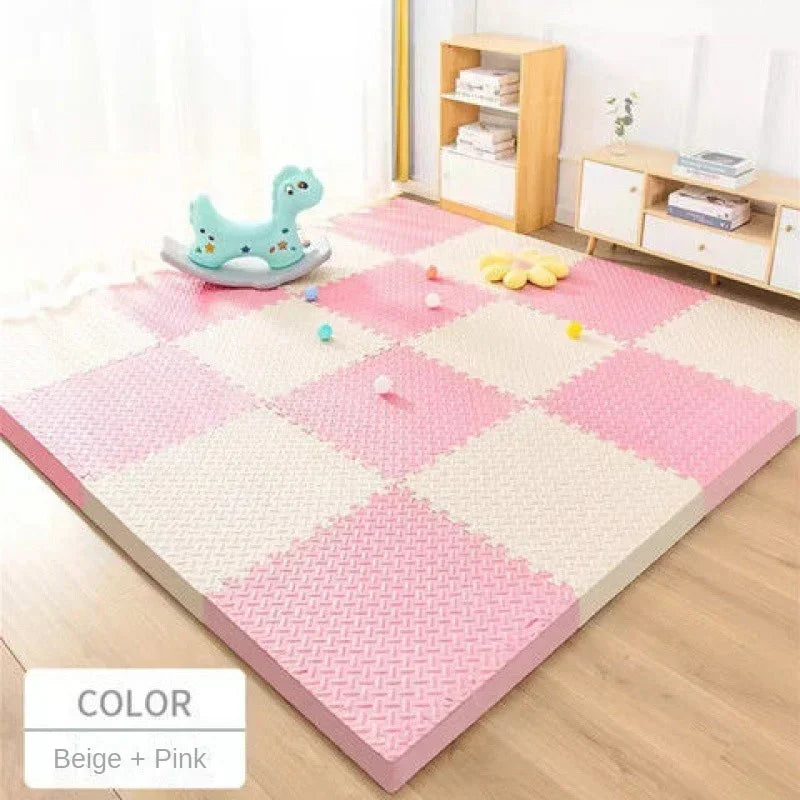 4-16Pcs Foam Baby Play Mat Puzzle Mat Kids Interlocking Exercise Rugs Floor Tiles Toy Carpet Soft Carpet Bedroom Decor 30*1cm