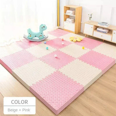 4-16Pcs Foam Baby Play Mat Puzzle Mat Kids Interlocking Exercise Rugs Floor Tiles Toy Carpet Soft Carpet Bedroom Decor 30*1cm