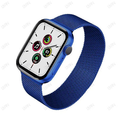 Milanese Loop for apple watch band 44mm 45mm 40mm 41mm 38-42mm pride bracelet iwatch series 9 8 7 6 SE 5 4 3 ultra 2 49mm strap
