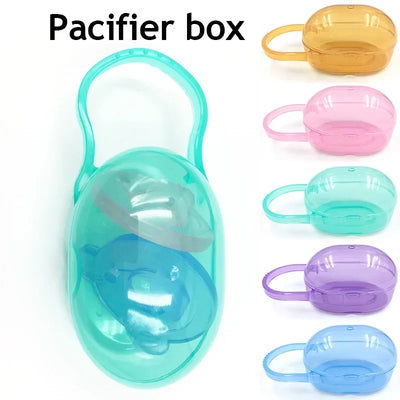 Useful Baby Nipple Pacifier Box Solid Pacifier Box Travel Storage Case Soother Safe Holder Pacifier PP Plastic Box