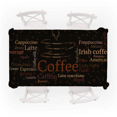 Tablecloth Model Retro Coffee Waterproof dining table Nauble Ceremony Decoration Rectangular tablecloth Kitchen Textile For the