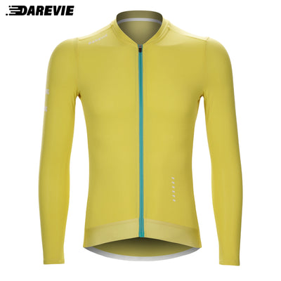 DAREVIE Cycling Jersey Long Sleeve Men Women 2025 Cool Feel Man Cycling Maillot Breathable Quick Dry SPF 50 Slim Fit Small Size