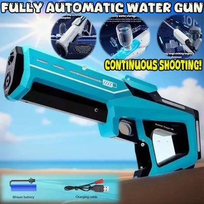 Kids Electric Water Gun Toys Summer Outdoor Beach Battle Game Full Automatic Induction Absorb Water Spray Guns for Children Gift