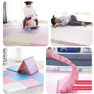 Foam Baby Play Mat Puzzle Mats Kids Interlocking Exercise Tiles Rugs Floor Tiles Toy Carpet Soft Carpet 30*30*1cm Goma Eva Floor