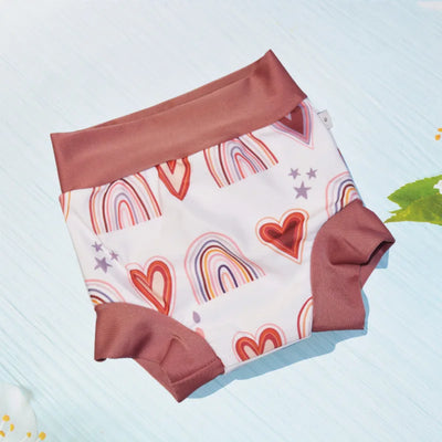 New Arrival Eezkoala Leakproof Swimming Diaper Newborn Baby High Waist Swim Nappies Washable Sunproof Baby Swimwear Cloth Nappys