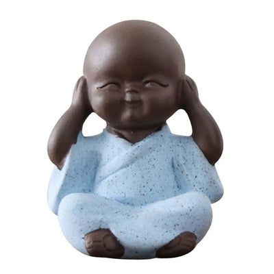 Ceramic Small Buddha Statue Figurine Mirror Pendant Car Buddha Hanging Ornament Car ation Car Accessories