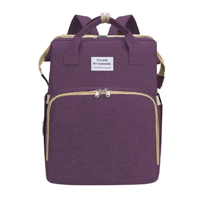 Lightweight Mother and Baby Bag Multifunctional Large Capacity Mom Bed Bag New Portable Folding Mommy Bag Crib Stroller Backpack