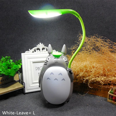 Creative Night Lights LED Cartoon Totoro Shape Lamp USB Rechargeable Reading Table Desk Lamps for Kids Gift Home Decor Novelty