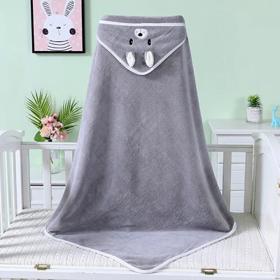 Baby Bath Towel Baby Towel Newborn with Hood Cartoon Coral Fleece Infant Towels Blanket Newborn Baby Bathrobe Infant Babys Stuff