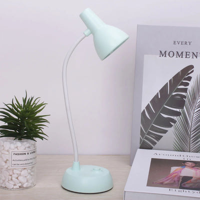 LED Eye Protection Book Night Light Adjustable Angle Mini Clip-On Study Desk Lamp AA Battery USB Plug-in for Bedroom Reading