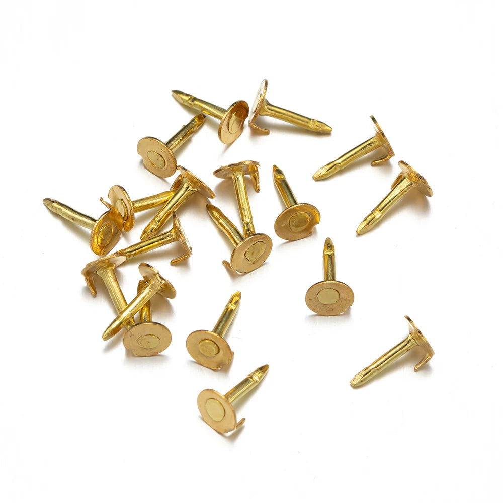 100pc Metal Locking Pin Back Brooch Badge Holder Lapel Base For DIY Jewellery Material Making Supply Craft Accessories Handmade