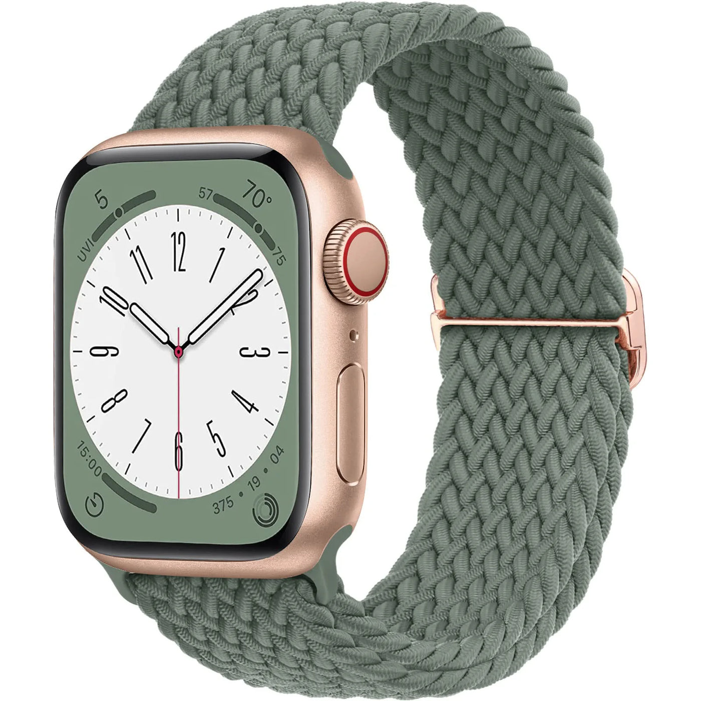 Braided Solo Loop For Apple watch band 45mm 44mm 40mm 49mm 38 41mm Elastic correa bracelet series 8 9 5 4 3 SE 6 7 Ultra 2 strap