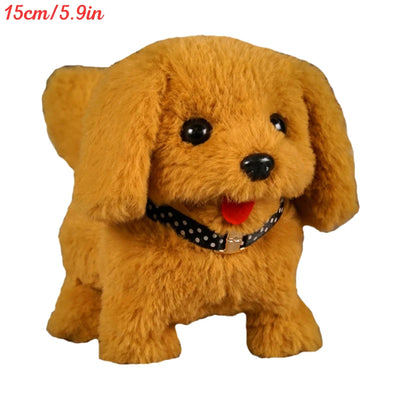 9 Styles Realistic Plush Simulation Smart Dog Children Toy Can Walking And Call Electric Plush Robot Pet Dog Toddler Christmas