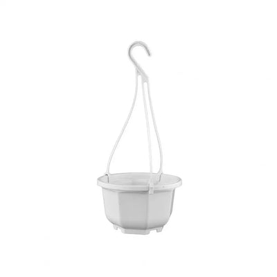 Plastic Holes Octagonal Flowerpot Anti-sun Hanging Flower Pot With Hook Reusable Corrosion-resistant Plant Pot For Garden