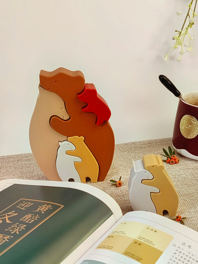 Hot Sell New Baby Silicone Animal Puzzle Kids Silicone Geometry Matching Board Baby Sensory Educational Toys
