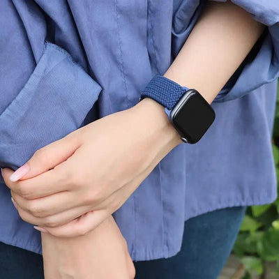 Braided Solo Loop For Apple watch band 45mm 44mm 40mm 49mm 38 41mm Elastic correa bracelet series 8 9 5 4 3 SE 6 7 Ultra 2 strap