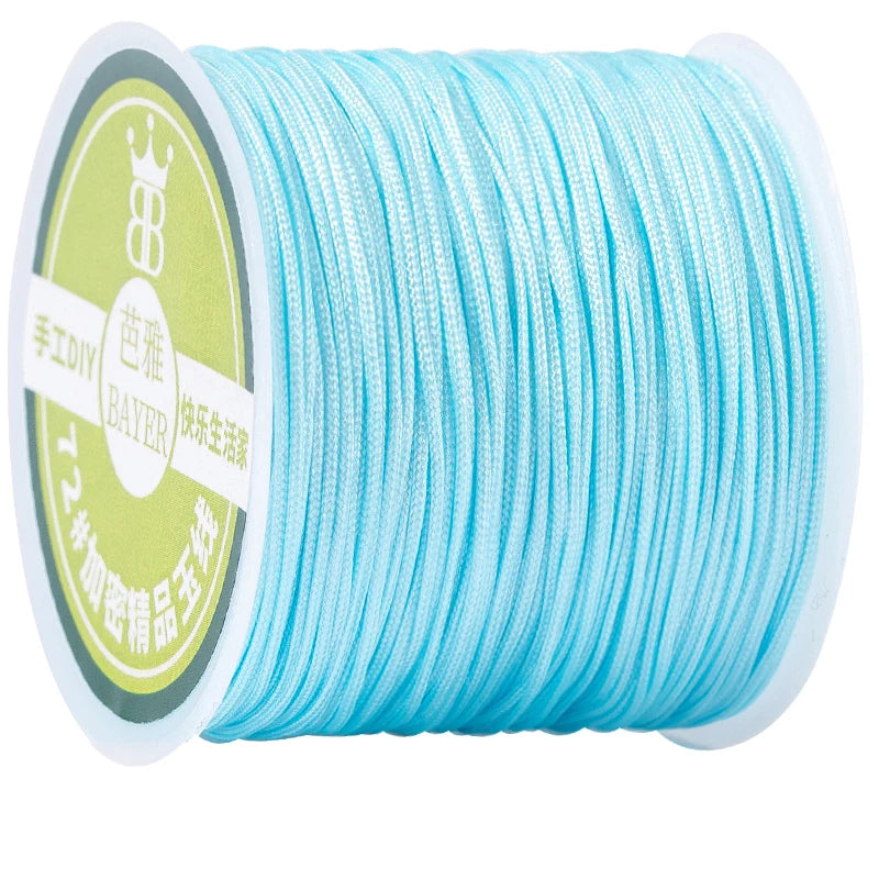 10meters 0.8mm Nylon Thread Cord Macrame Rope Bracelet Braided String For DIY Tassels Beading String Jewelry Making Accessories
