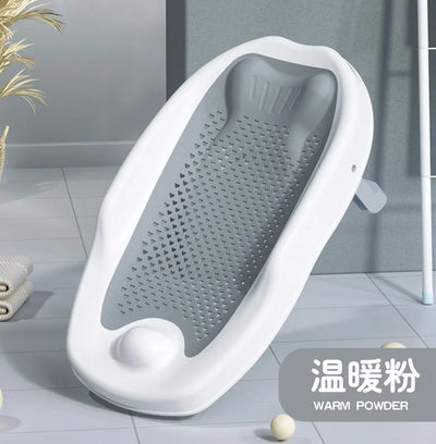 Baby Shower Rack Can Sit and Lie Down, Baby Bathtub Anti Slip Mat, Newborn Shower Net Universal Bath Bed Holder