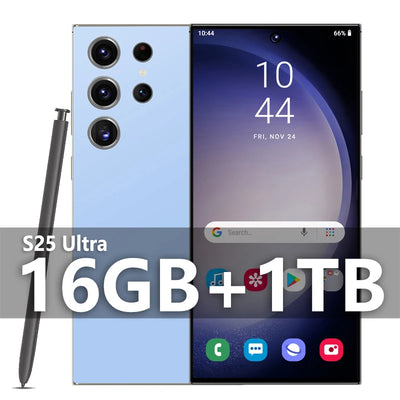 2025 New S25 Ultra Smartphone Original 7.3 Inch Celulares Android Moblie Phones Unlocked 5G Dual Sim Global Version CellPhones