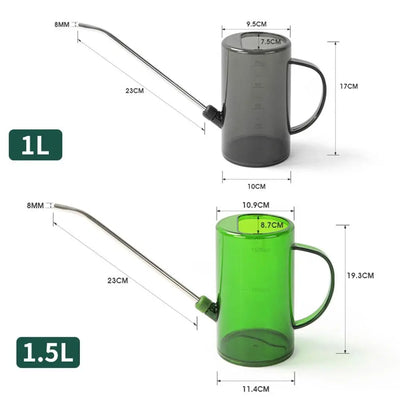 1Pcs Portable Measurable Long Spout Can Watering Can for Flowers Office Multipurpose Outdoor Garden Lawn Gardening Accessory