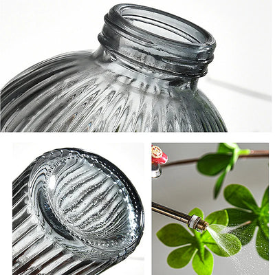 1pc Plant Flower Glass Garden Watering Pot Mister 300ml Water Cans Sprayer Bottle Spray Irrigation Supplies Hairdressing Tool
