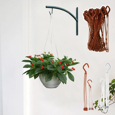 24/36cm Plant Hanger Hanging Flower Pots Holder Garden Basket Hanging Chains Balcony Decorate Home Office Flowerpot Accessories