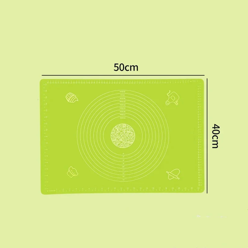 Sheet Kneading Dough Mat  Silicone Baking Mat Pizza Cake Dough Maker Kitchen Rolling Dough Pizza Cooking Grill Gadgets Bakeware