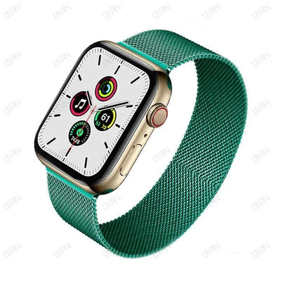Milanese Loop for apple watch band 44mm 45mm 40mm 41mm 38-42mm pride bracelet iwatch series 9 8 7 6 SE 5 4 3 ultra 2 49mm strap