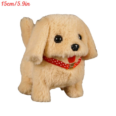 9 Styles Realistic Plush Simulation Smart Dog Children Toy Can Walking And Call Electric Plush Robot Pet Dog Toddler Christmas