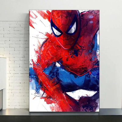 MINISO Marvel Movie Watercolor SpiderMan Superhero Canvas Posters Modern Home Wall Art Painting Print Picture Room Decor Murals