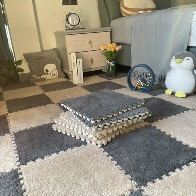 5-20pcs Foam Play Mat for Baby, Soft Non-Toxic Baby Playmat Solid Colored Foam Puzzled Floor Mats, Baby Play Mat Exercise Mats