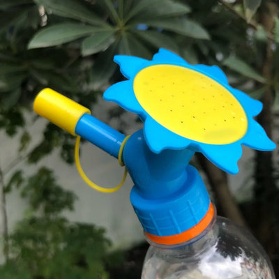 2-In-1 Bottle Cap Sprinker Home Garden Mini Watering Can Double Head Water Spout Bonsai Nozzle for Indoor Outdoor Seedling Plant