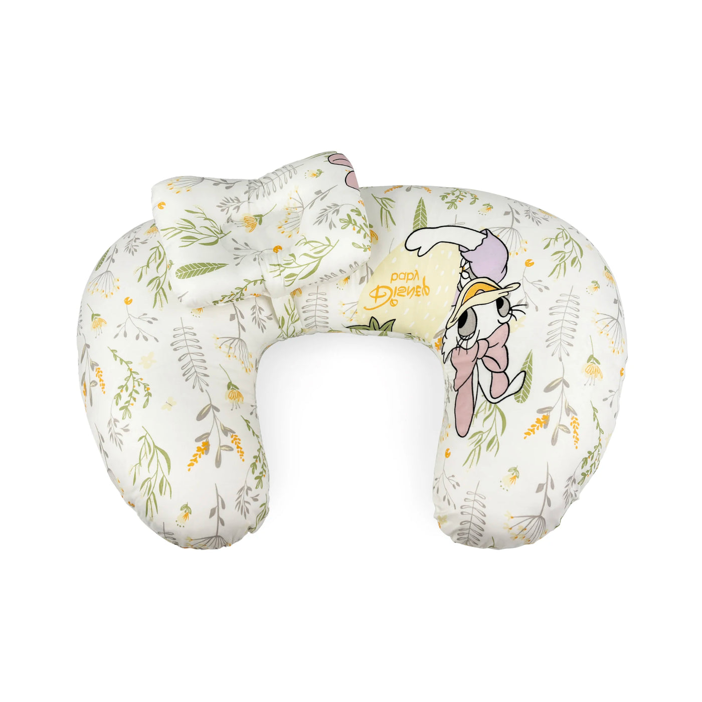 Nursing Pillow U-Shaped - Multifunctional with Removable, Machine Washable Cover - Waist & Neck Support for Breastfeeding, Side