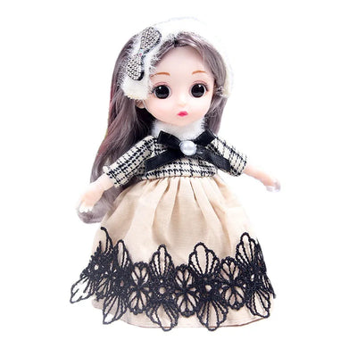 Mini multi-joint Molly girl doll 17 cm changeable constant tide confused Barbie doll