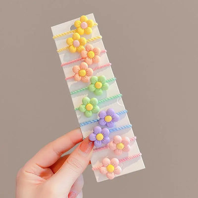 40PCS/10PCS Girls Hair Accessories Kids Hair Clip Toddler Elastic Hair Bands Baby Hair Wear Hair Styling Tool Headdress Headwear