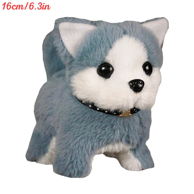 9 Styles Realistic Plush Simulation Smart Dog Children Toy Can Walking And Call Electric Plush Robot Pet Dog Toddler Christmas