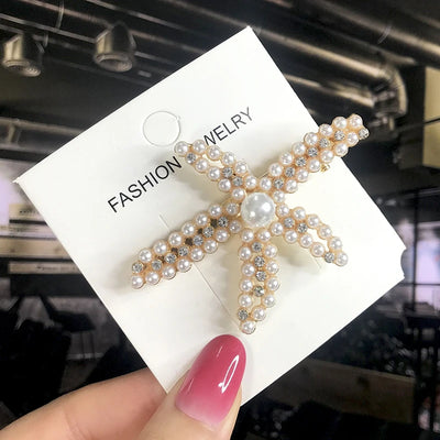 New Fashion 3/4pcs Set Pearl Hair Clip For Women Korean Hairpin Geometric Crystal Hair Barrettes Girl Hair Accessories Hairgrip