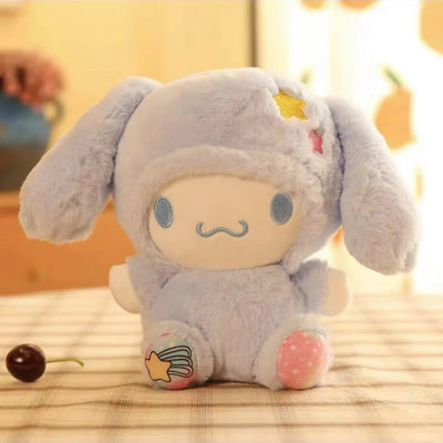 Sanrio 25Cm Anime Kuromid Toys Kawaii Mymelody Cinnamorol Plush Soft Stuffed Animals Doll Plushie Pillow Xmas Gift Decor