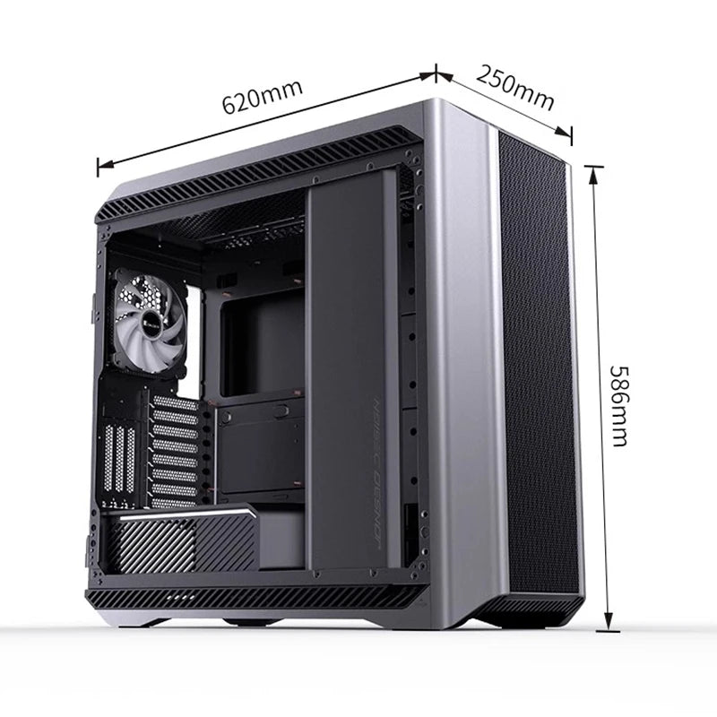 DIY computer case D500 high tower case supports ATX aluminum frame multi-hard drive expansion  ITX/M-ATX/ATX/EATX